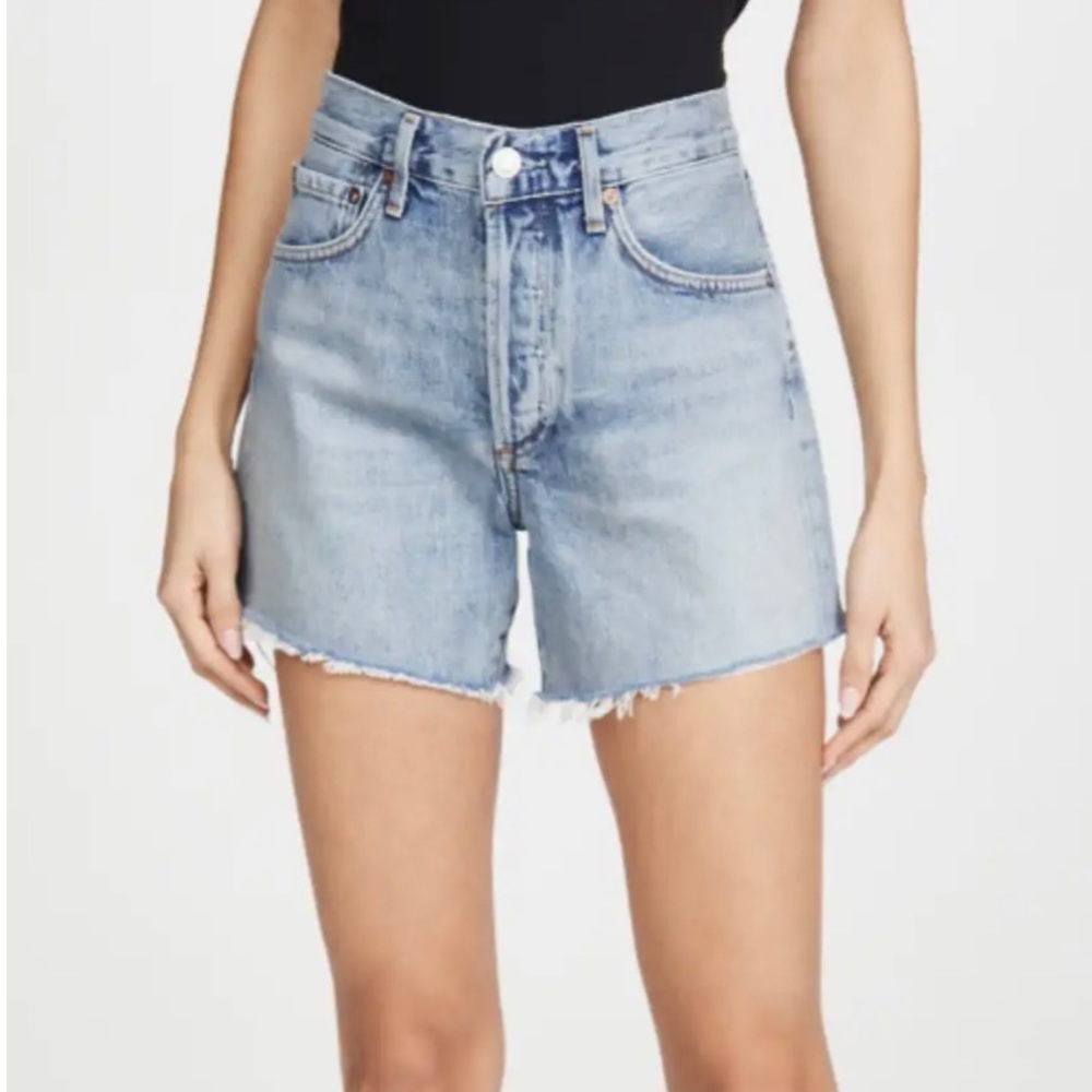 AGOLDE Reese Relaxed Denim Short Size 27